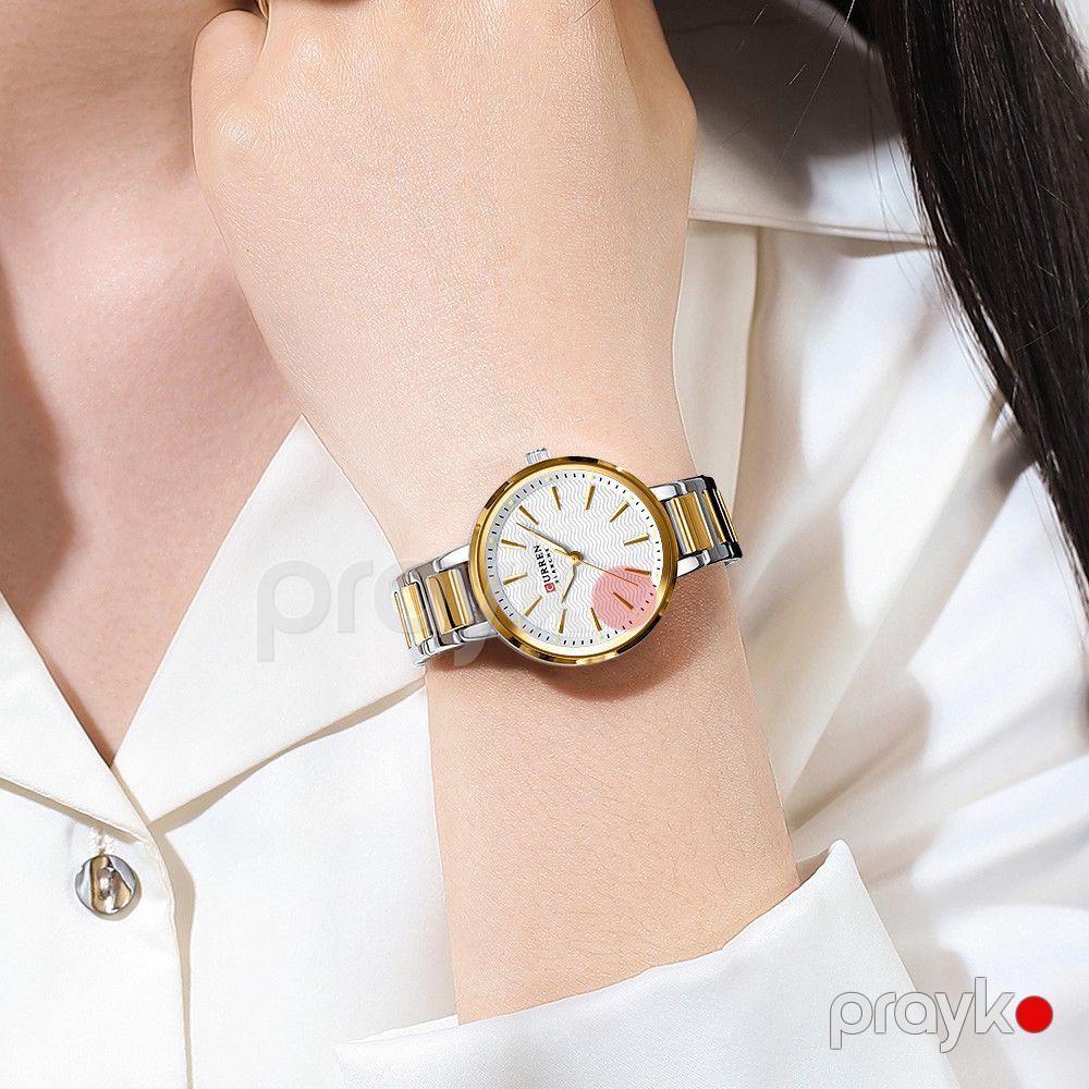 Qadın qol saatı Curren 9109 Gold/White — Mallar, Bakı (3)