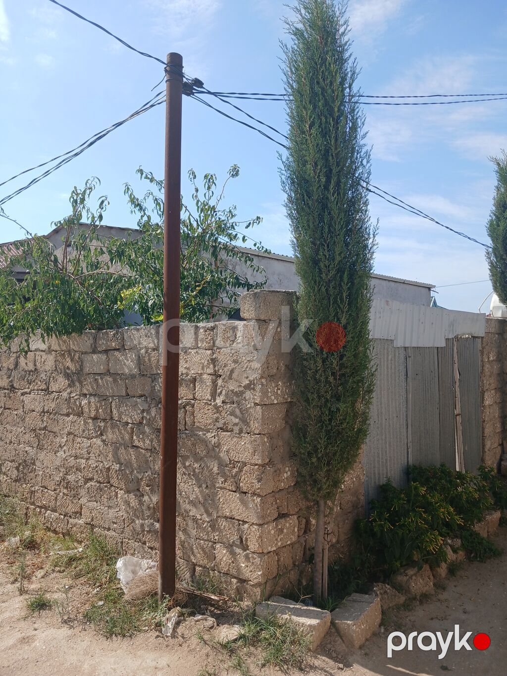 Həyətyanı sahəli həyət evi 2. Təsvir: - Daş hasarla əhatələnmiş — Ev, villa, Digah (8)