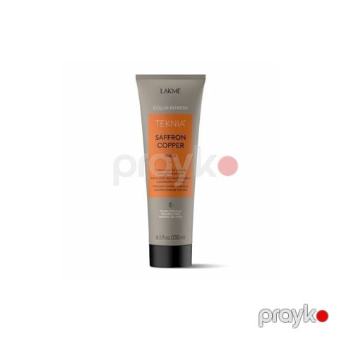 Saç rəngi təravətləndirici maska Lakme Teknia Saffron Copper Mask 250 ml — Bakı