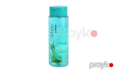 Duş geli Schon Herbal Origin Green Tea & Mint Extract 420 ml — Bakı