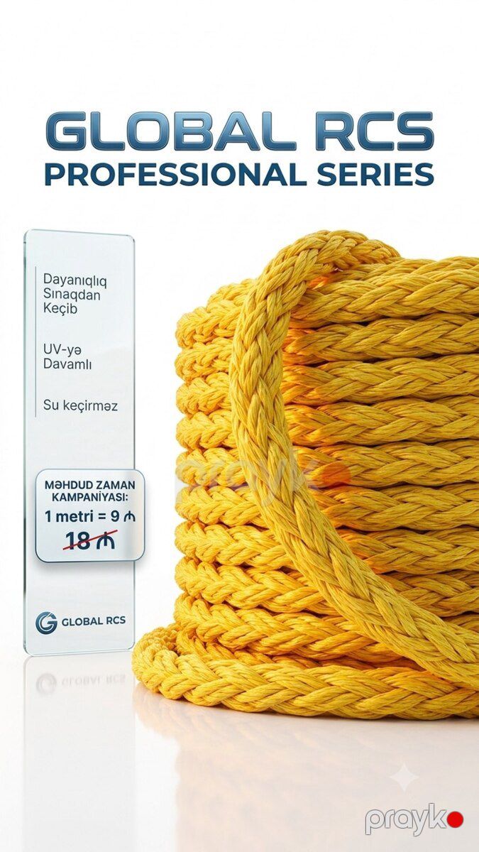 Sintetik Heavy-Duty Kəndir 30mm — Təmir və inşaat, Bakı (2)