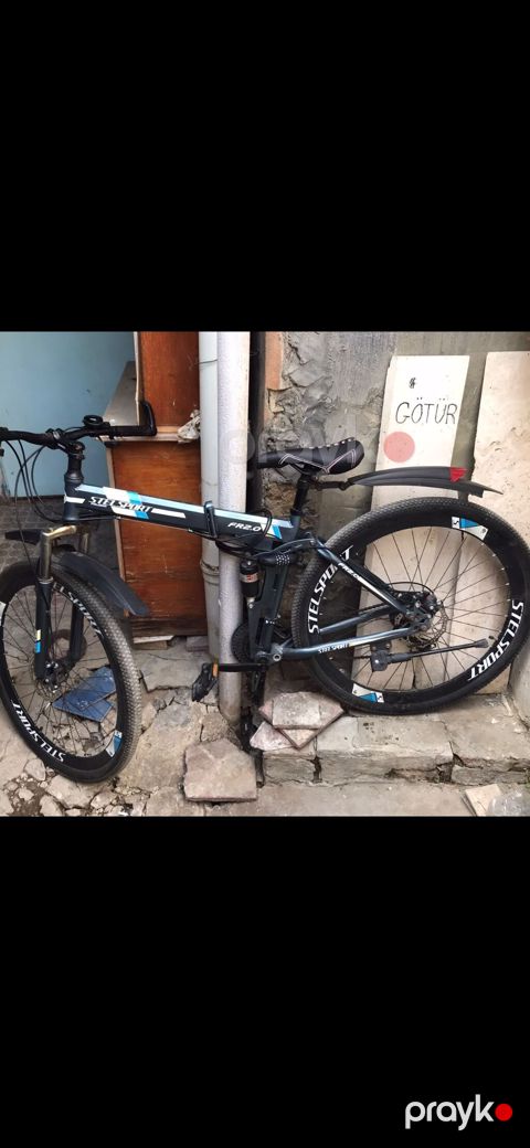 Stels Sport FR2.0 dağ velosipedi - Geniş, naxışlı off-road təkərlər — Bakı