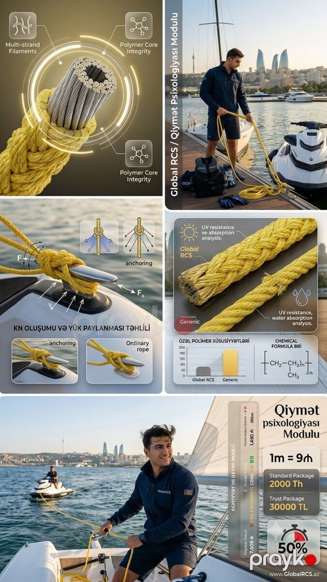 Sintetik Heavy-Duty Kəndir 30mm — Təmir və inşaat, Bakı (5)