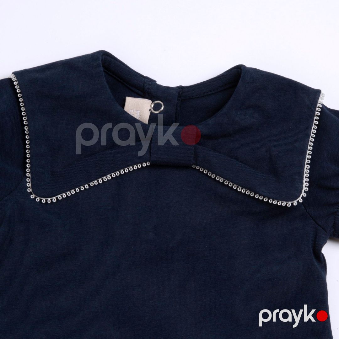 Qızlar üçün futbolka Chicco 9101186000000-88, göy, pambıq/elastan, ölçü 6 ay — Mallar, Bakı (3)