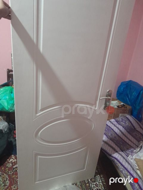 Ağ rəngli otaq qapısı - Material: MDF/taxta əsaslı kompozit - Rəng — Bakı