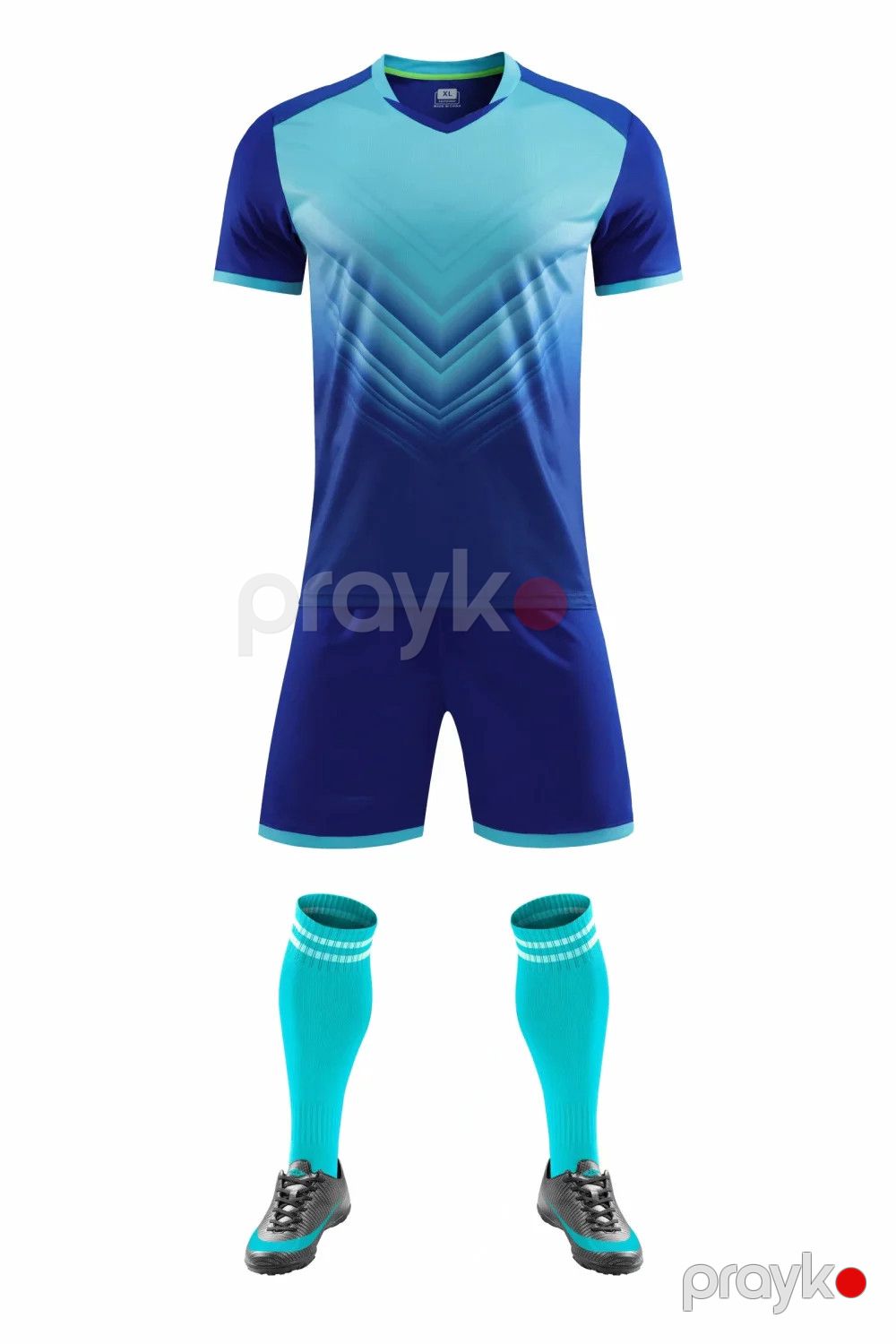 Futbol forması VC_2428841, polyester, göy, ölçü M — Mallar, Bakı (3)
