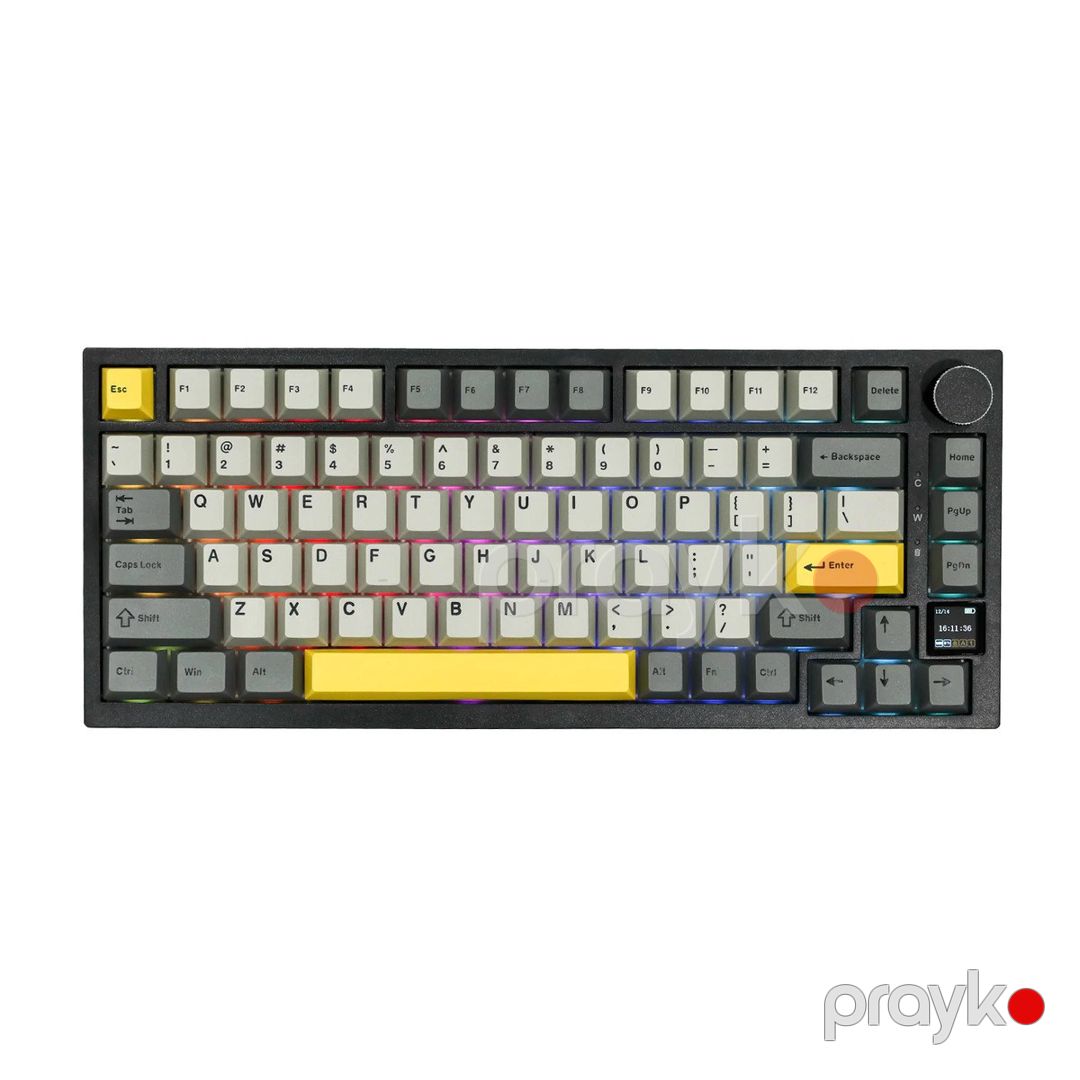 Klaviatura Ajazz AK820 PRO Black Gray Yellow — Periferik cihazlar, Bakı (2)