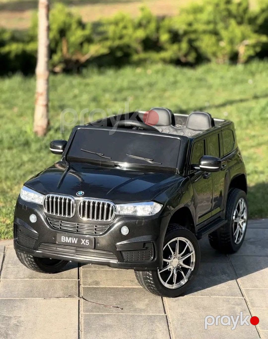 Uşaq elektrik avtomobil BMW X6, qara, 10 yaşa qədər — Mallar, Bakı (2)