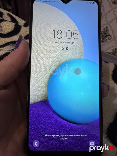 Samsung Galaxy A02, rəng - Qara, İki sim kartlı — Bakı
