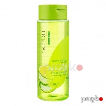 Duş geli Schon Herbal Origin Lemon & Aloe Vera Extract 420 ml — Bakı