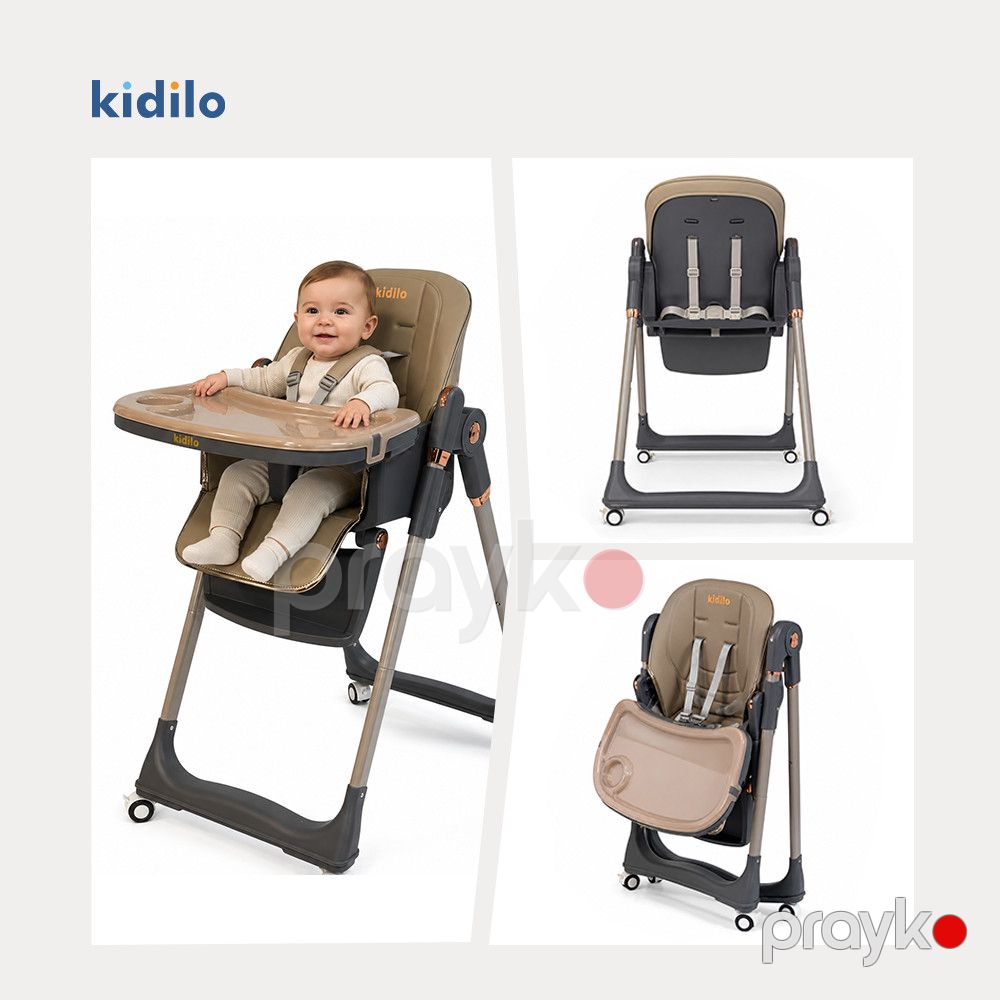Uşaq yedizdirmə oturacağı Kidilo AB8122, plastik, qəhvəyi, 0-36 ay — Mallar, Bakı (2)