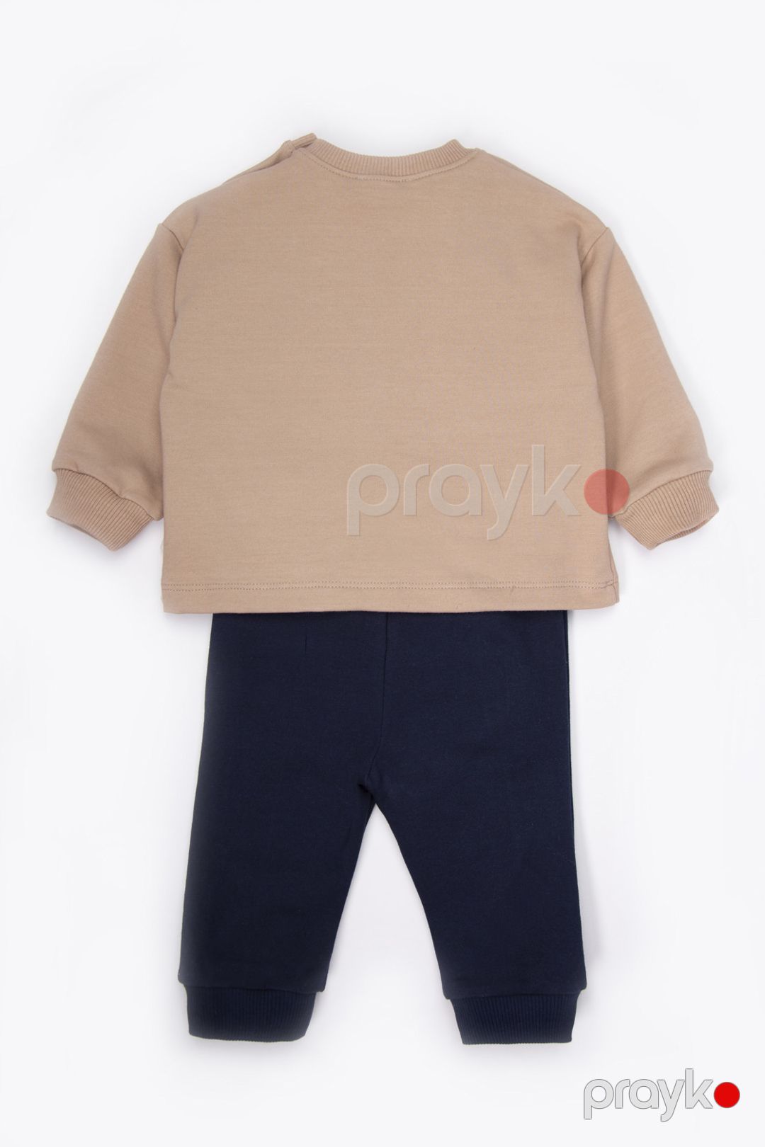 Şalvarlı dəst Bebetto K5520, qəhvəyi, pambıq, ölçü 9-12 ay — Mallar, Bakı (2)