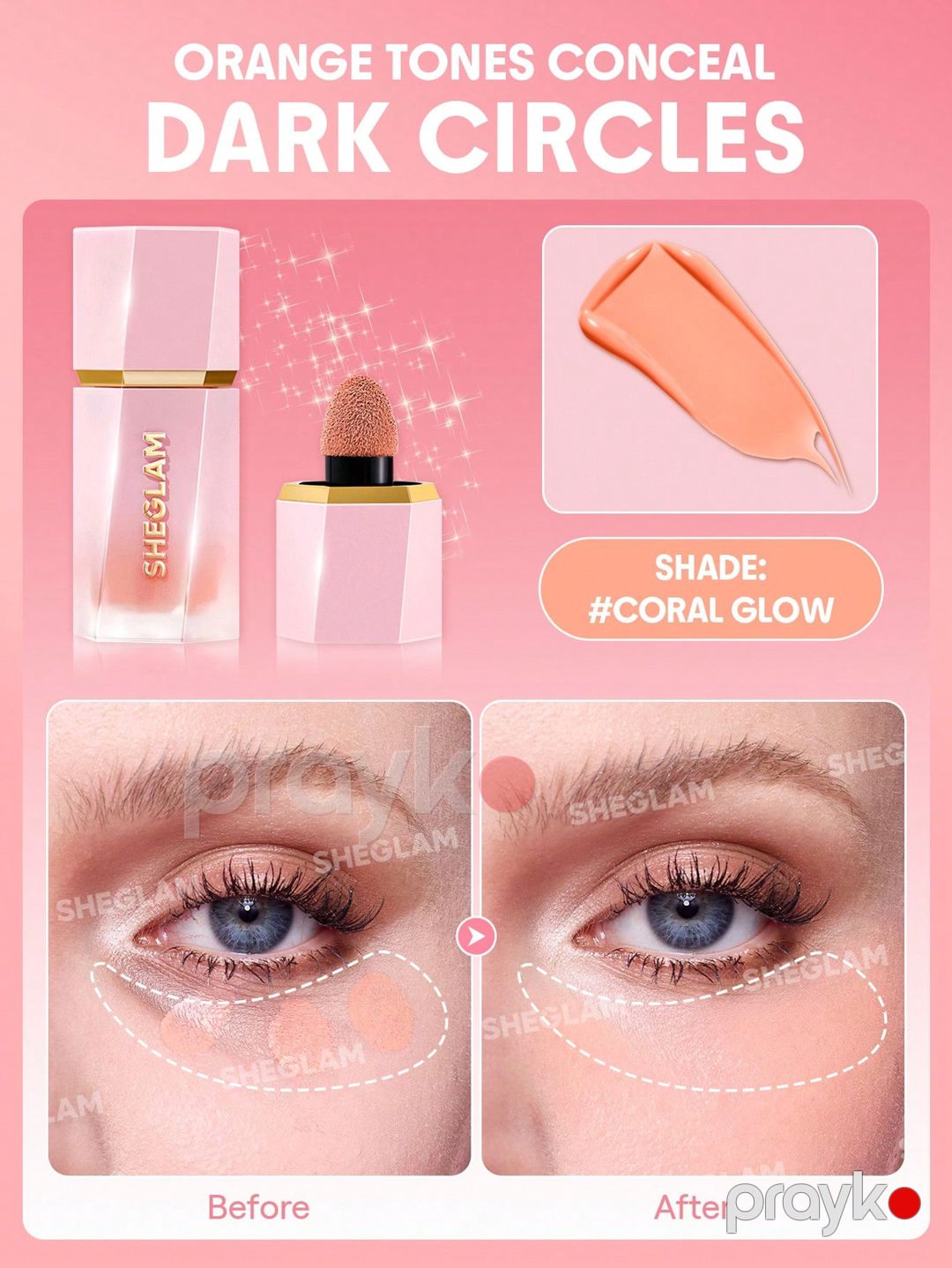 Ənlik-stik No Brand Color Bloom Liquid Blush Coral Glow — Mallar, Bakı (3)