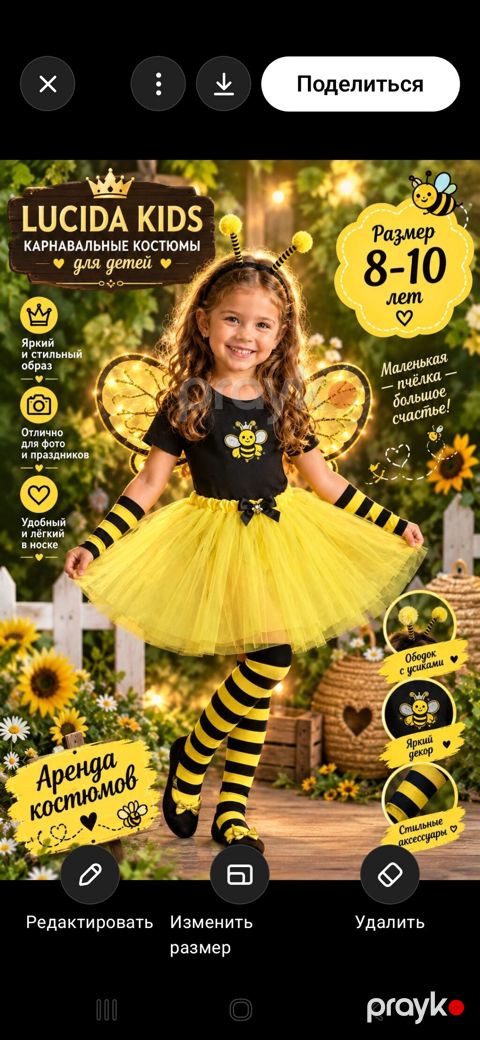 Uşaq üçün karnaval/günlük şənlik kostyumları – arenda Lucida Kids — Novxanı
