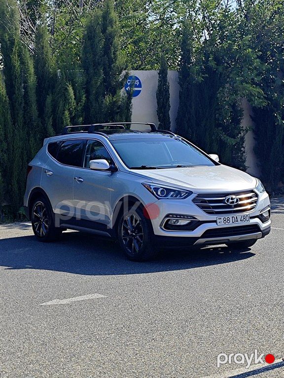 Hyundai Santa Fe, 2.0 L, 2016 il, 95 000 km — Avtomobillər, Bakı (8)