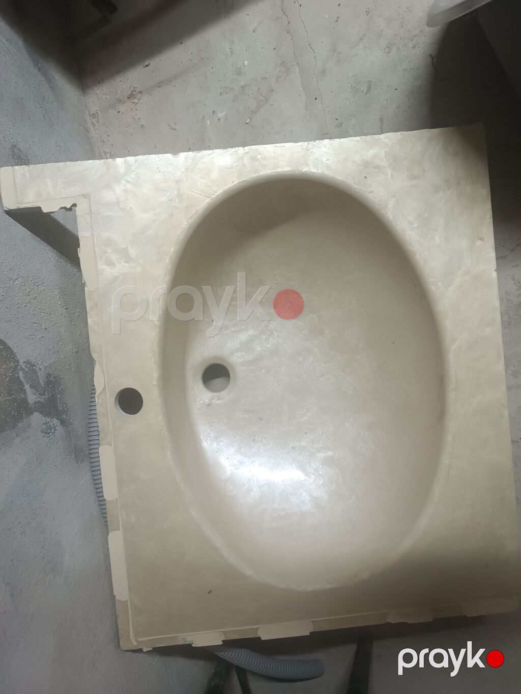 Banyo/kafel üçün tezgahüstü lavabo paneli - Material: Süni mərmər — Lavabolar, Gəncə (2)