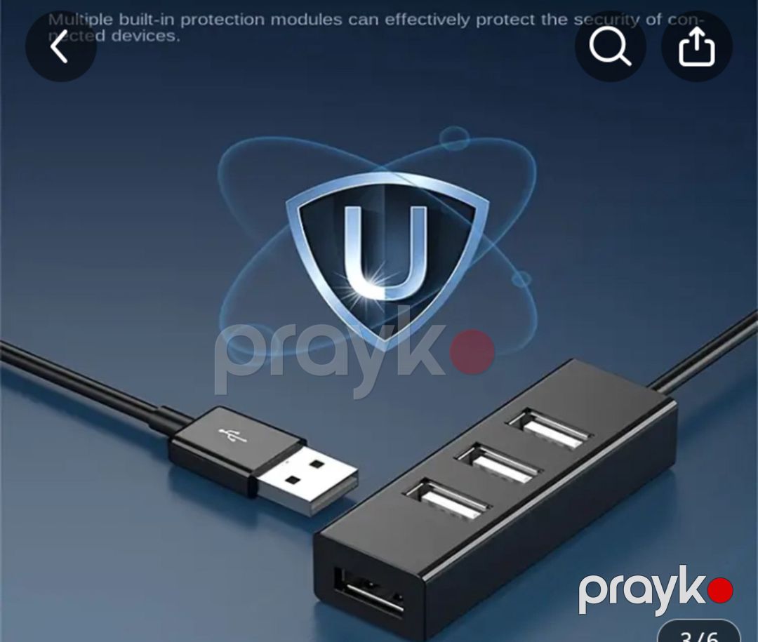 USB HUB 4 port — Periferik cihazlar, Bakı (3)