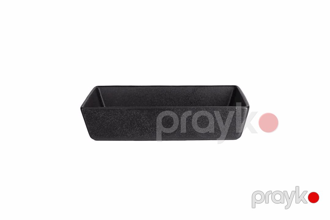 Çərəz qabı Porland Seasons 04ALM002049, 16x10x4 sm, farfor, qara — Mallar, Bakı (2)