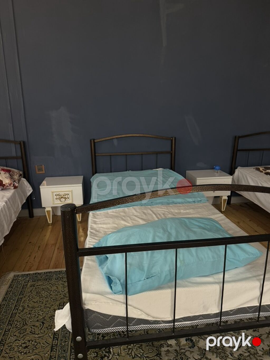 Metall tək nəfərlik çarpayı - Karkas: qalın boru profilli, toz boya — Yataqlar, Digah (2)
