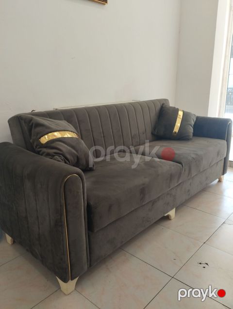 Satilir Real Aliciya Endirim Olacaq Tünd boz rəngdə dəriyə — Bakı