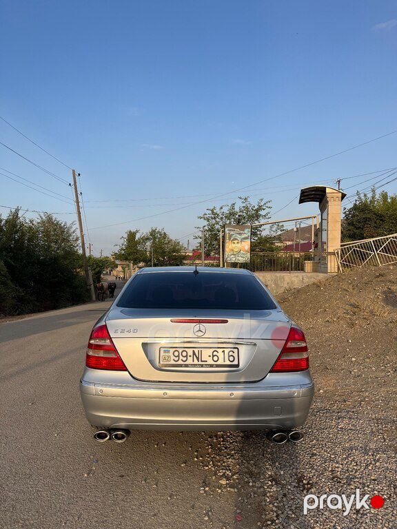 Mercedes E 240, 2.6 L, 2004 il, 289 000 km — Avtomobillər, Şəmkir (9)