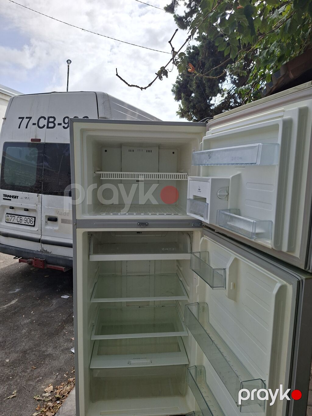 İşlənmiş 2 qapılı LG Soyuducu Satılır, rəng - Boz — Soyuducular, Digah (2)