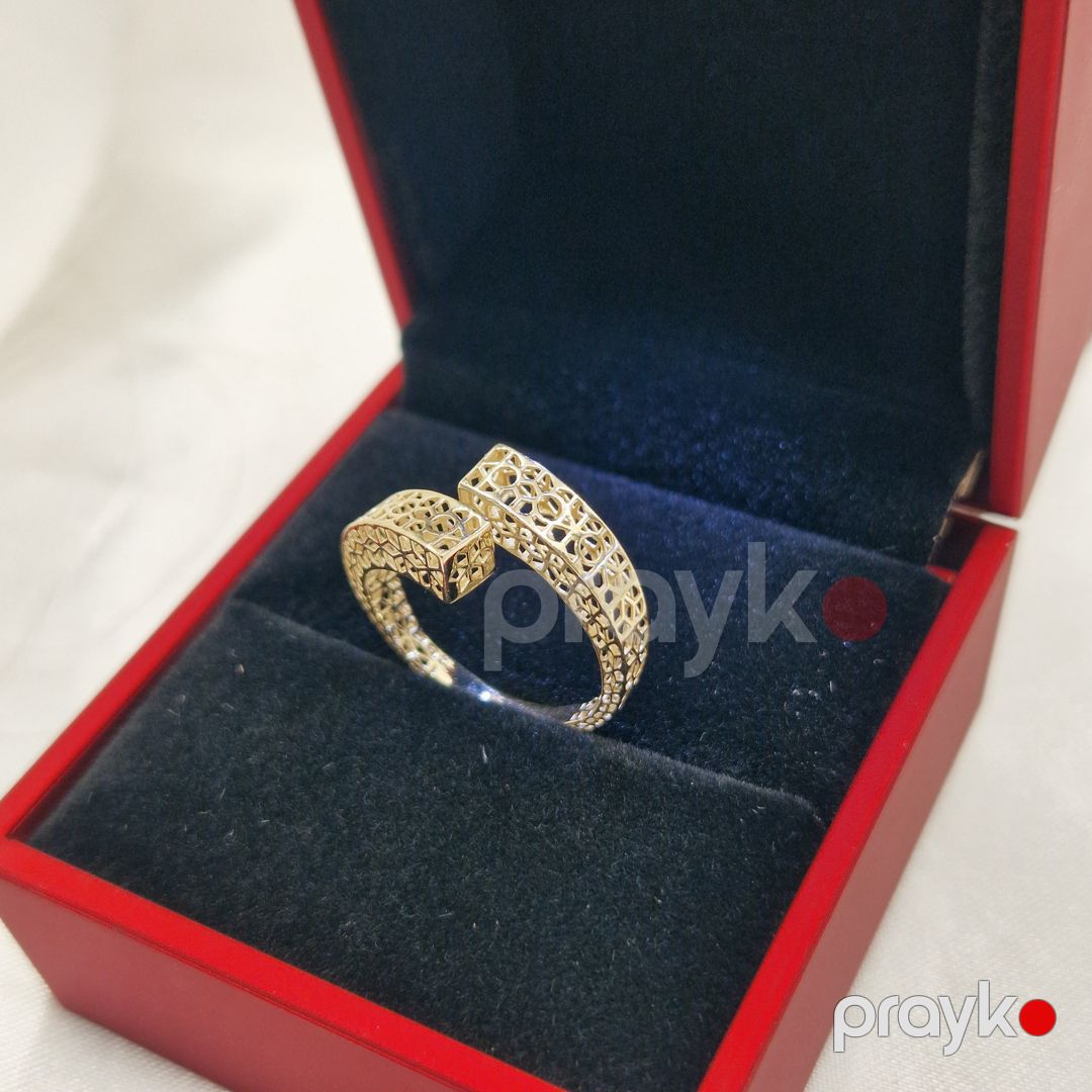 Üzük qadınlar üçün Azgold 10319, qızıl 585 əyar No Brand — Mallar, Bakı (3)