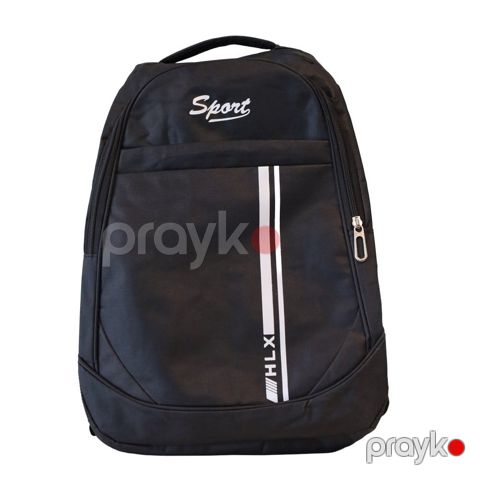 Məktəbli bel çantası Sport 47XQ028, qara/boz, poliester — Bakı