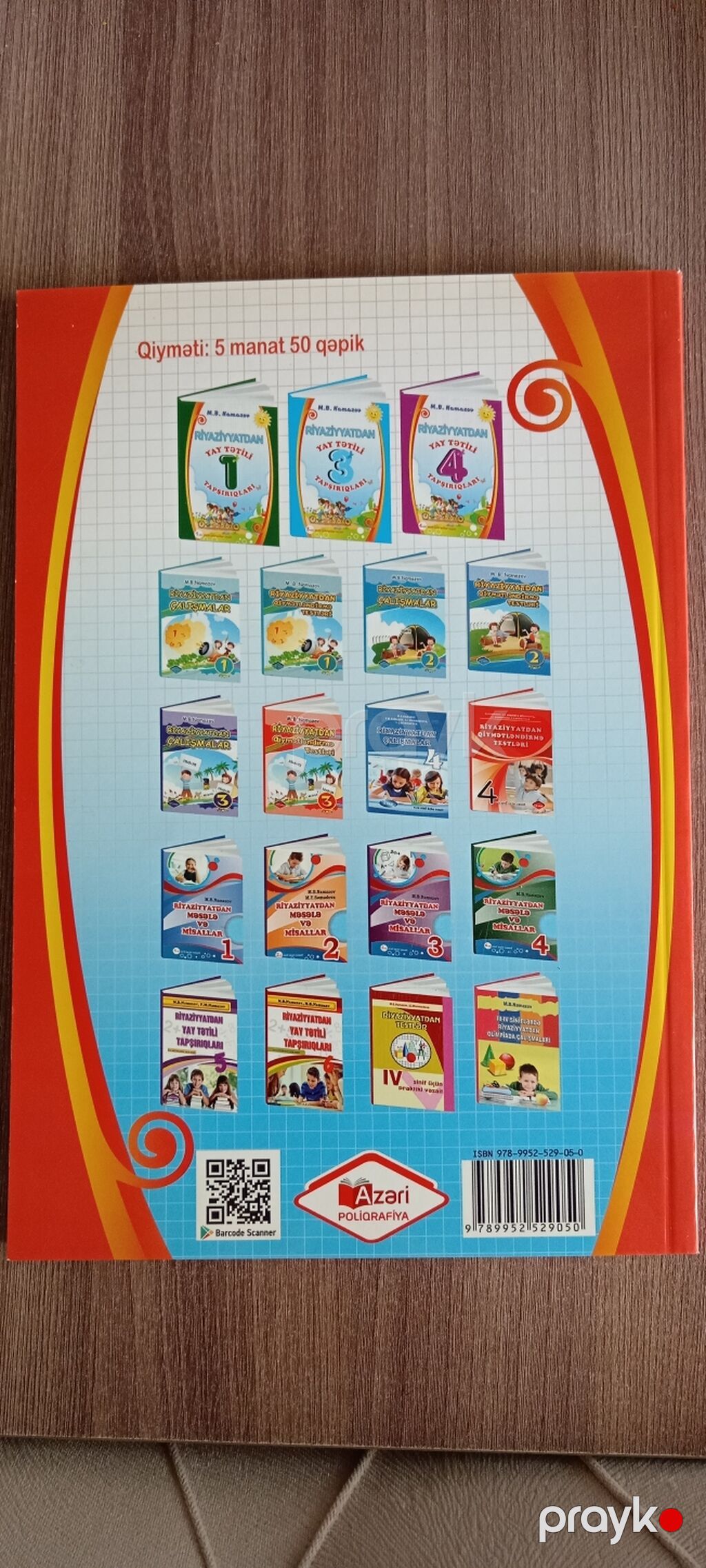 Bakıxanov qəs. “Riyaziyyatdan Yay Tətili Tapşırıqları – 2” (M.B — Kitablar, Bakı (2)
