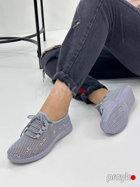 Qadınlar üçün slipon w-150-6, boz, parça, ölçü 40 — Bakı