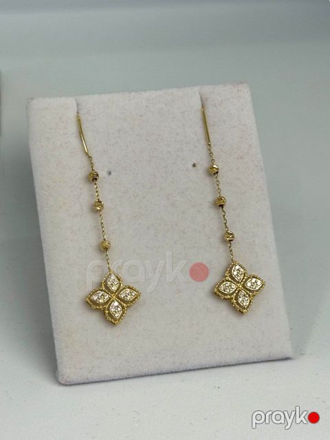 Sırğa qadınlar üçün HG407, qızıl 585 əyar — Bakı