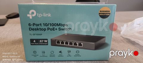 TP-Link TL-SF1006P – 6 Port 10/100Mbps Desktop PoE+ Switch TP-Link — Digah