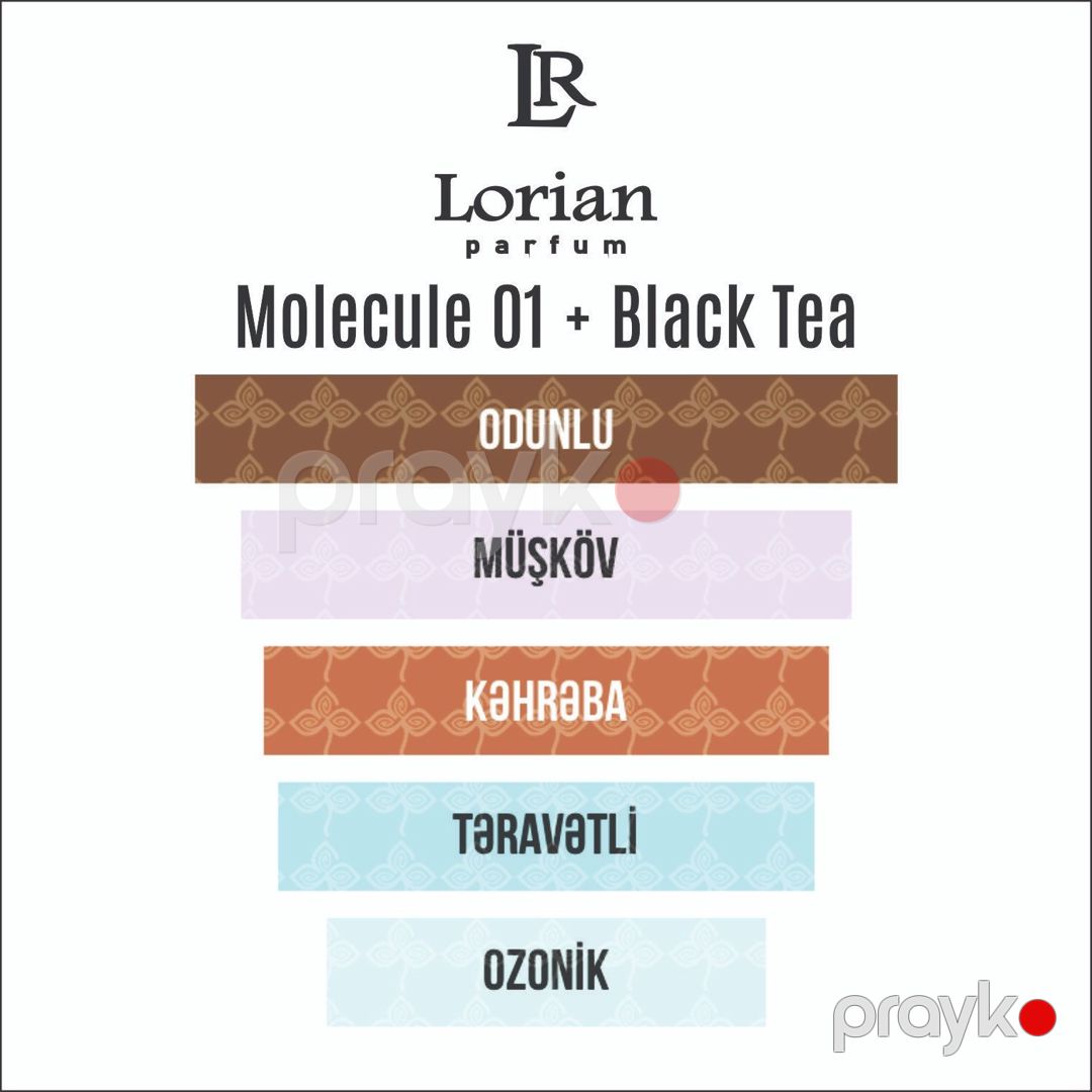 Ətir məhsulları Molecule 01 + Black Tea uniseks parfüm suyu 15 ml - Lorian-065-15 — Mallar, Bakı (2)