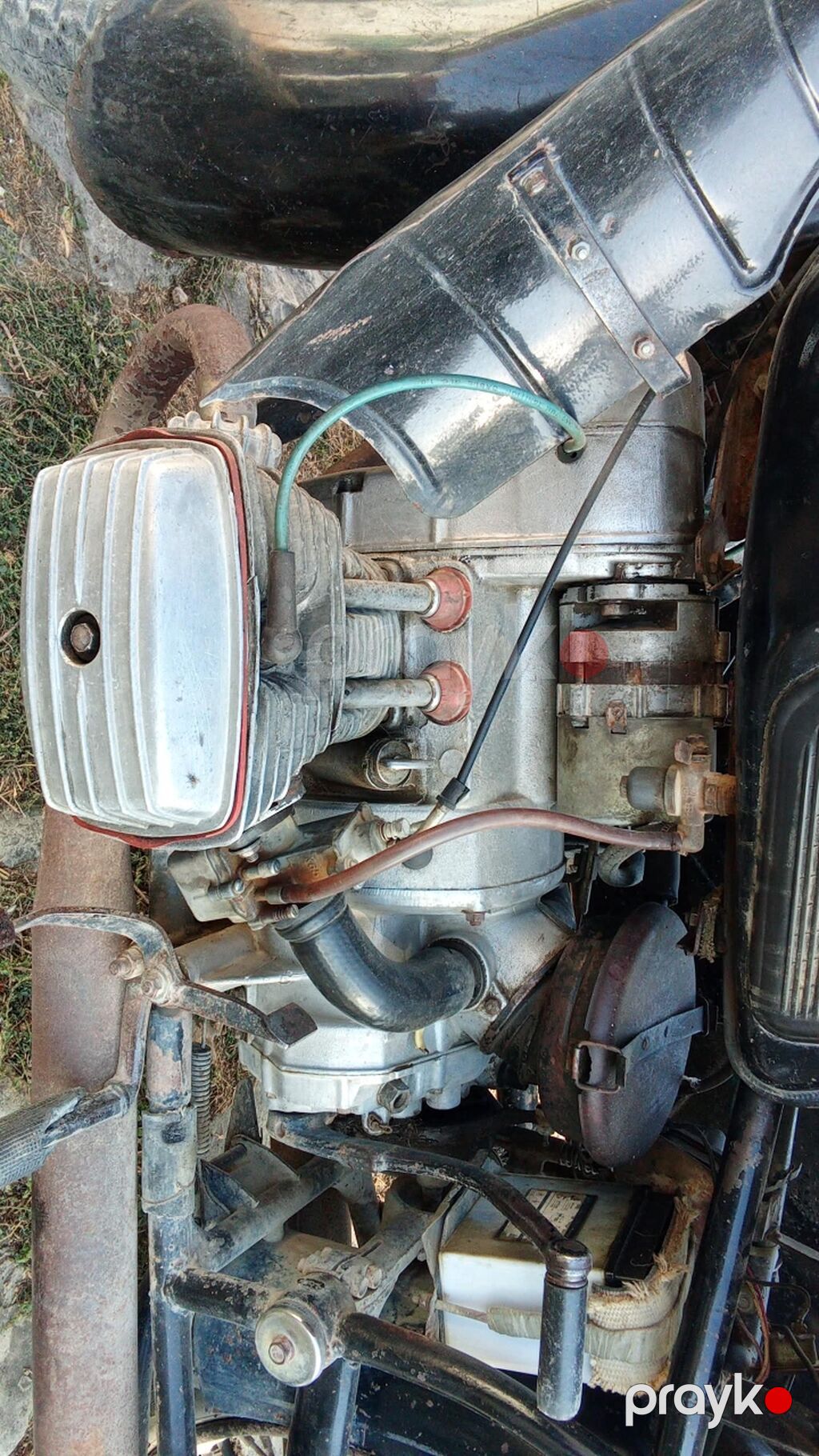 Sovet istehsalı üçtəkərli motosiklet (sayırtısı olan model) — Motosikletlər, Qobustan (4)