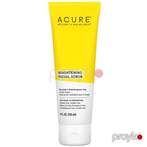 Üz üçün skrab Acure Sea kelp & French Green Clay ağardıcı 118 ml — Bakı