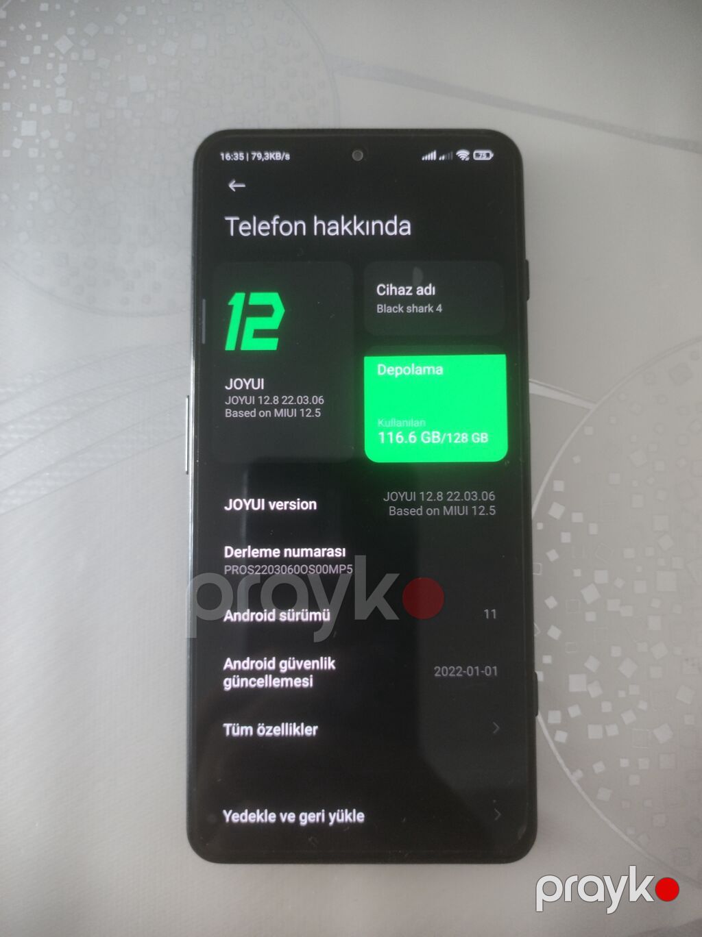 Xiaomi Black Shark 4, 128 GB, rəng - Qara, Düyməli, Sensor, Barmaq izi — Xiaomi, Bakı (5)
