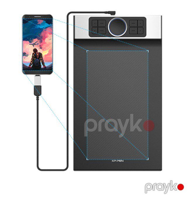 Qrafik planşet "Xp-pen Deco Pro Medium" — Planshetlər, Bakı (5)