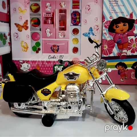 Motosikl oyuncaq, sarı, 24 sm - homestore_vm1829 — Bakı