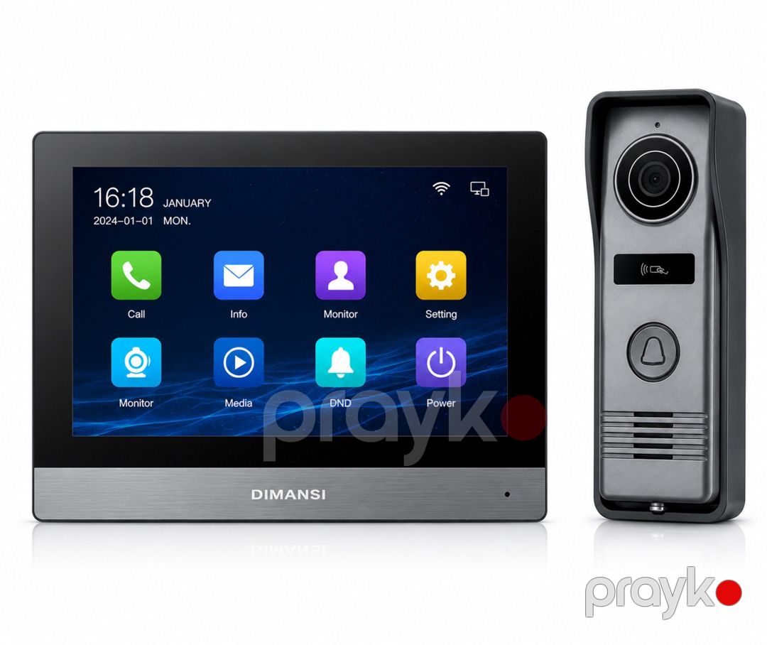 Dimansi Smart WiFi Video Domofon — Ağıllı ev və təhlükəsizlik, Bakı (2)