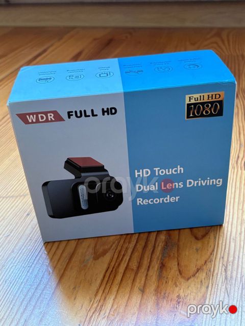 HD Touch Dual Lens Driving Recorder – avtomobil üçün iki linzalı — Bakı