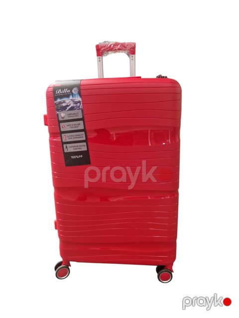 Çamadan 60639226, silikon, qırmızı, 4 təkər, ölçü L — Bakı