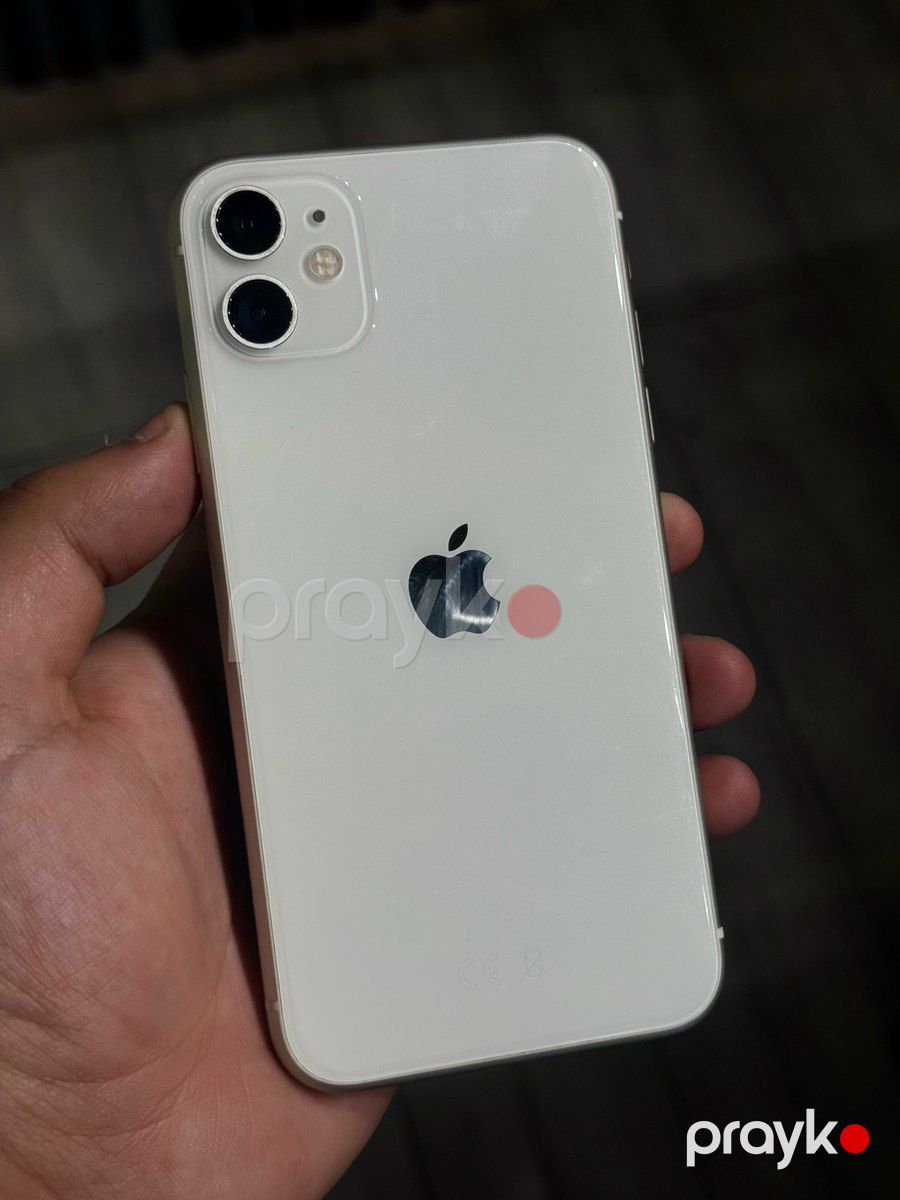 Apple iPhone 11 White 64GB/4GB — Smartfonlar, Bakı (2)