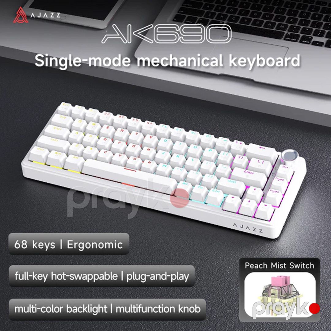 Ajazz AK690 klaviaturası — Periferik cihazlar, Bakı (3)