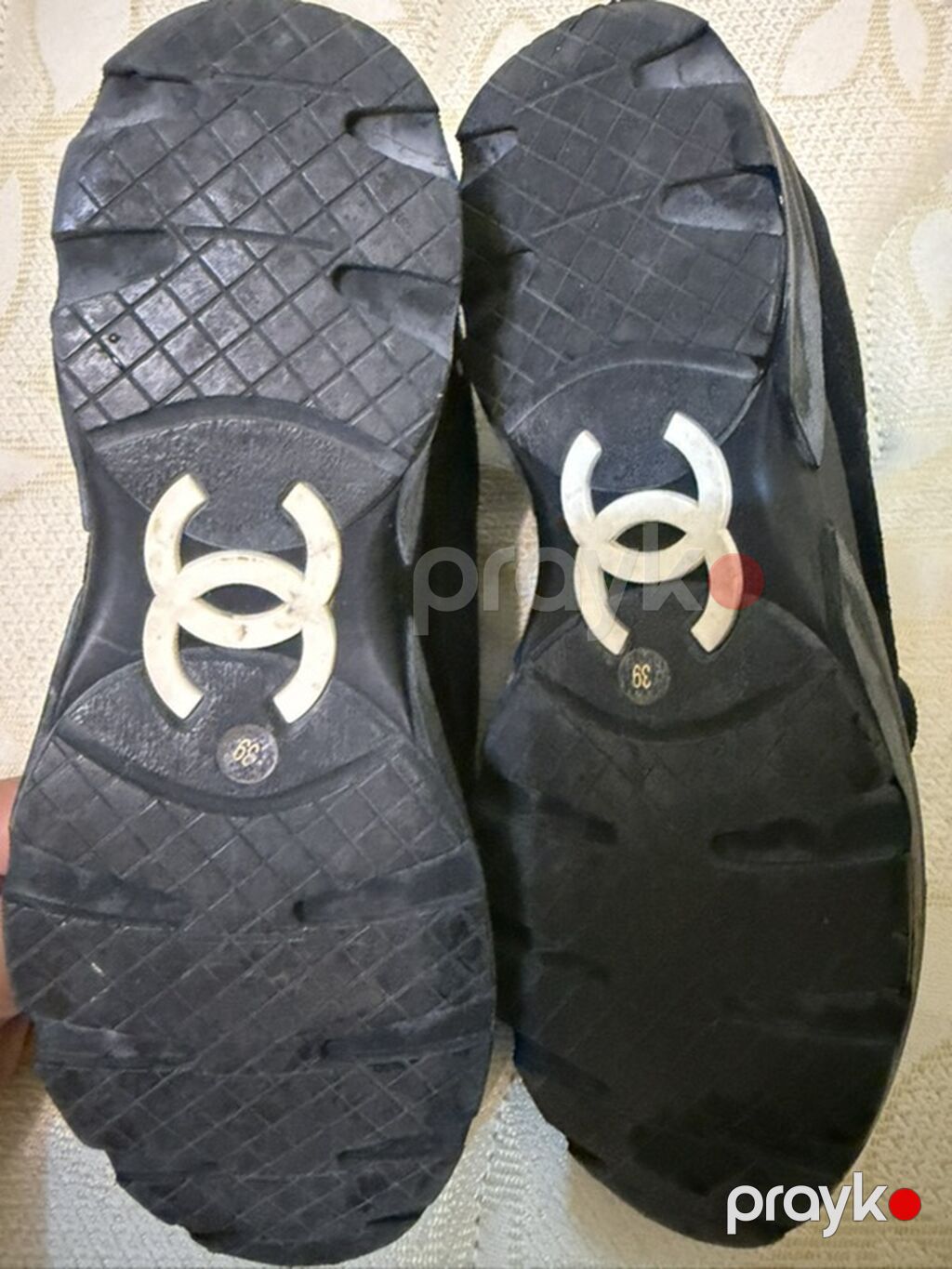 Chanel qadın krossovkası – tam qara rəng - Model: Chanel sneakers — Krosovka, Bakı (3)