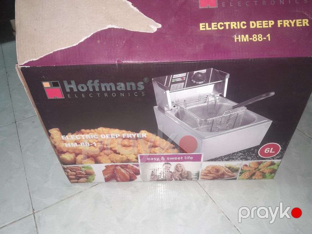 Hoffmans Electronics elektrik fritözü – HM-88-1 - Tutum: 6 litr — Frilyör, Siyəzən (2)