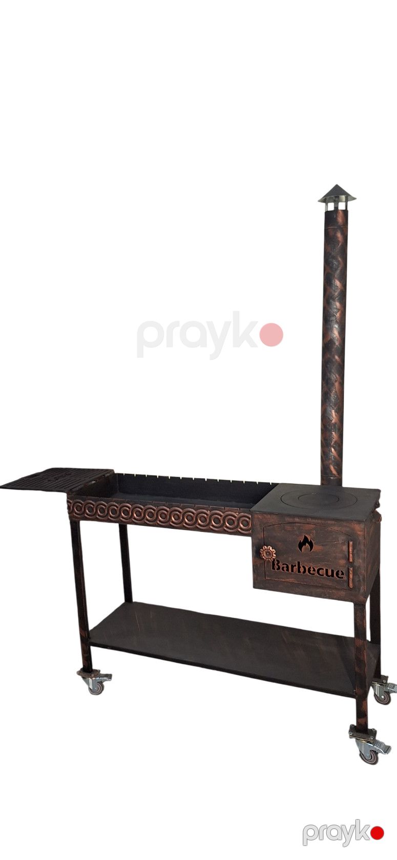 Manqal kompleksi, 120x40x90 sm, metal, qara, 115 kq — Mallar, Bakı (2)