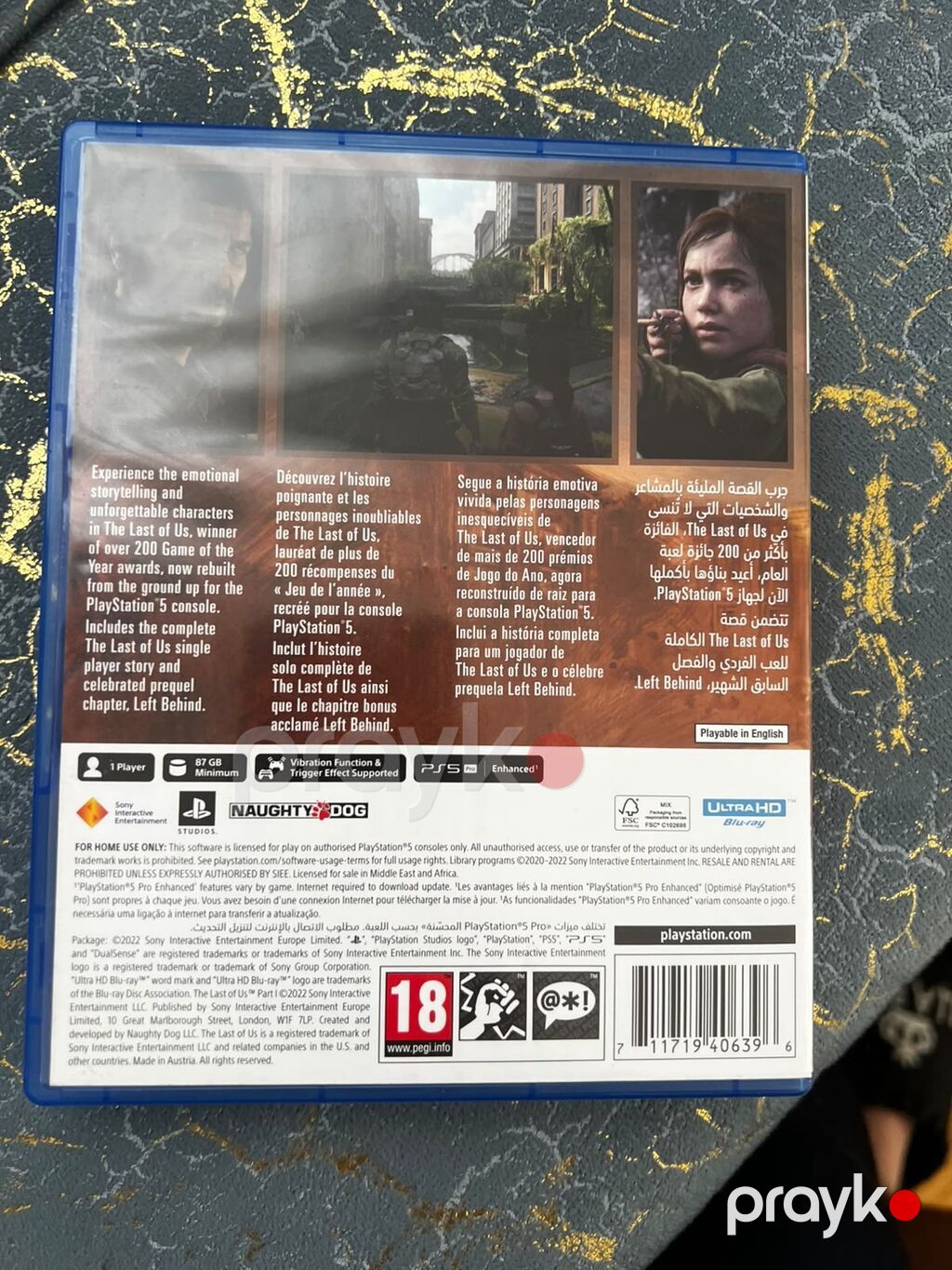 PlayStation 5 üçün orijinal The Last of Us Part 1 (Remake) oyun diski — Oyun konsolları, Masazır (2)