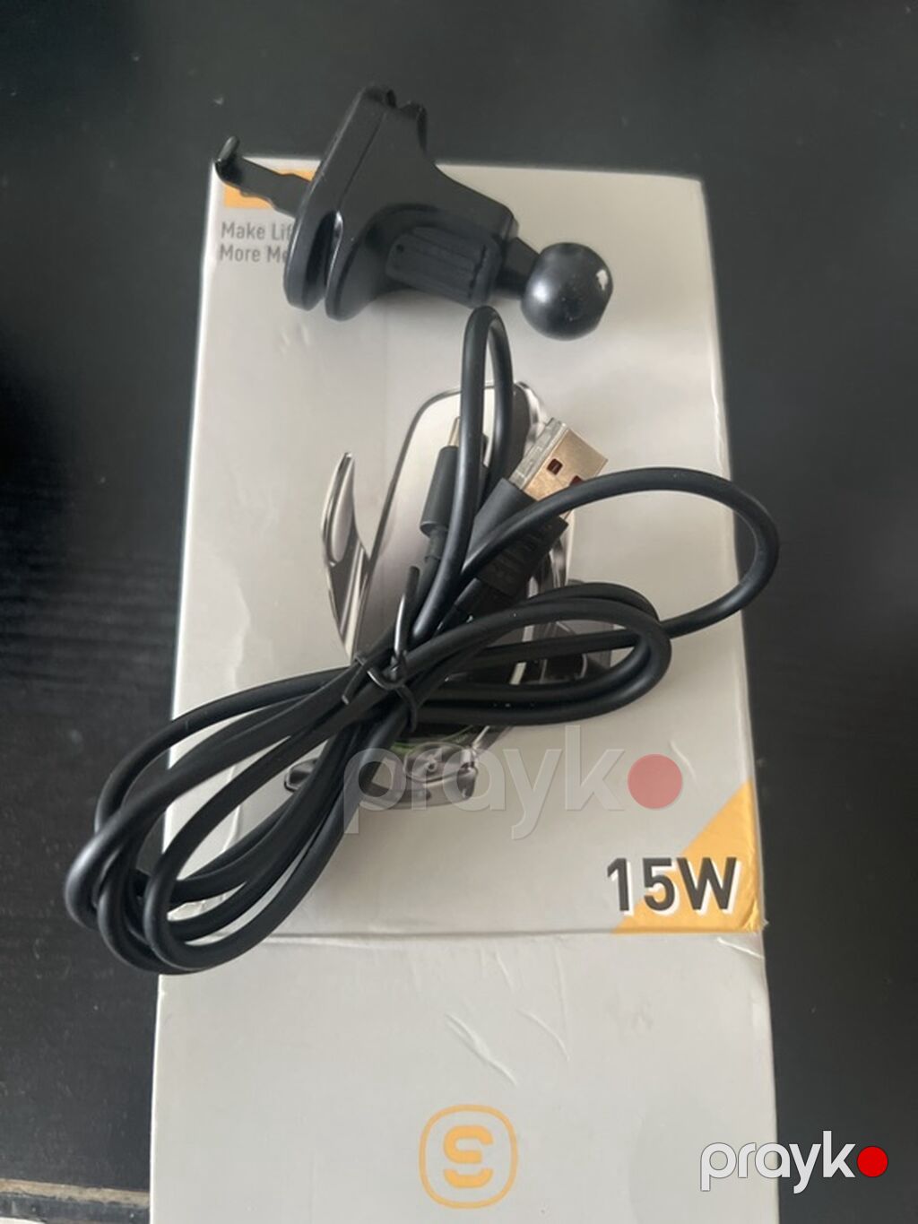 Essager avtomobil üçün simsiz şarjlı telefon tutacağı – 15W - Brend — Digər, Gəncə (2)
