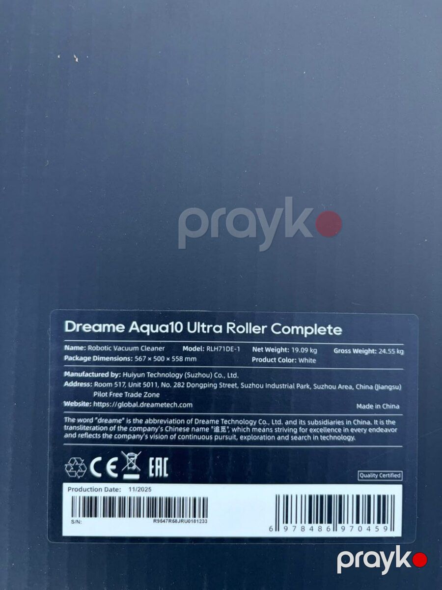 Dreame Aqua10 Ultra Roller Complete — robot tozsor — Ev texnikası, Bakı (2)
