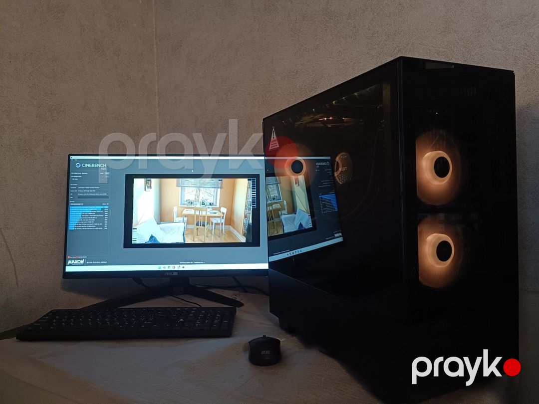 Rendering PC - 2026 R9/64GB/1TB/4060 — Masaüstü kompüterlər, Bakı (3)